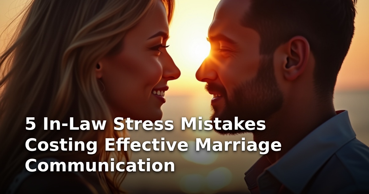 5 In-Law Stress Mistakes Costing Effective Marriage Communication