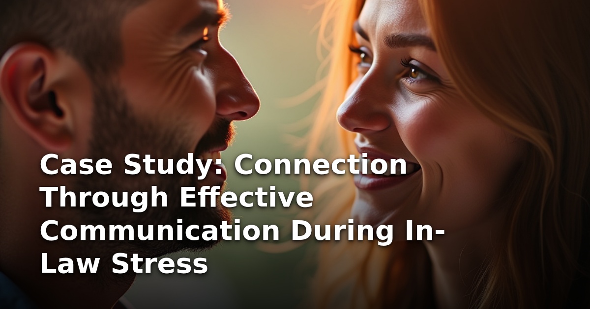 Case Study: Connection Through Effective Communication During In-Law Stress