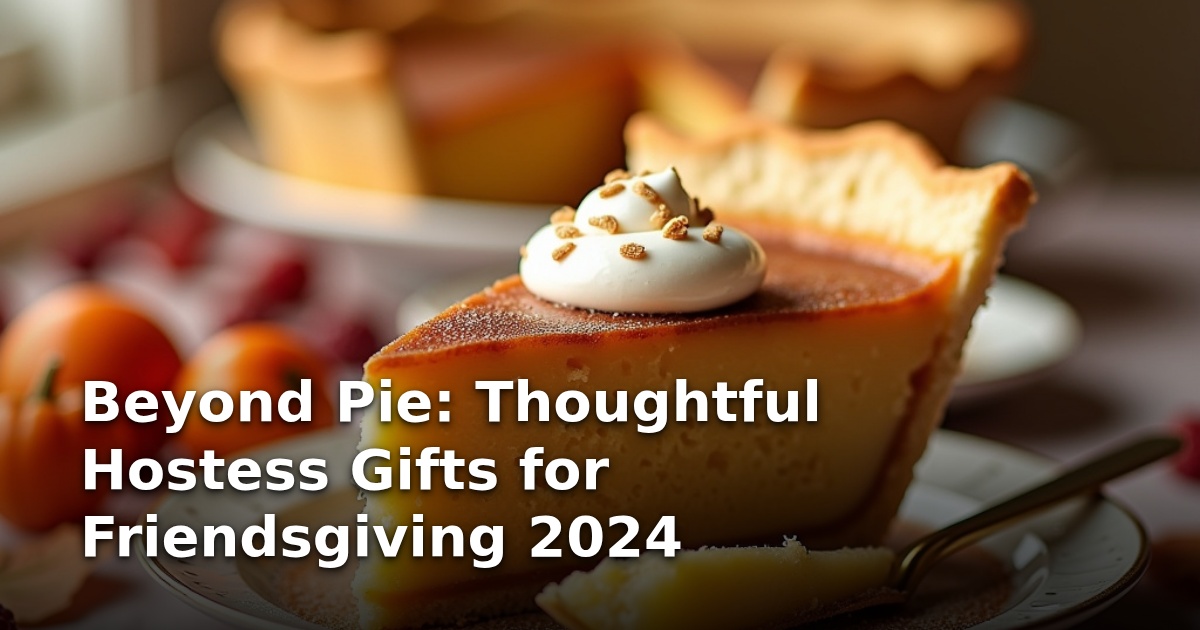 Beyond Pie: Thoughtful Hostess Gifts for Friendsgiving 2024