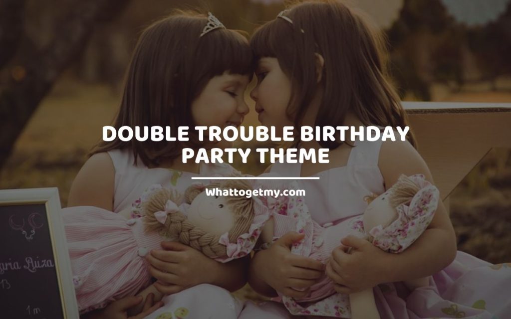 Double Trouble Birthday Party Theme Whattogetmy