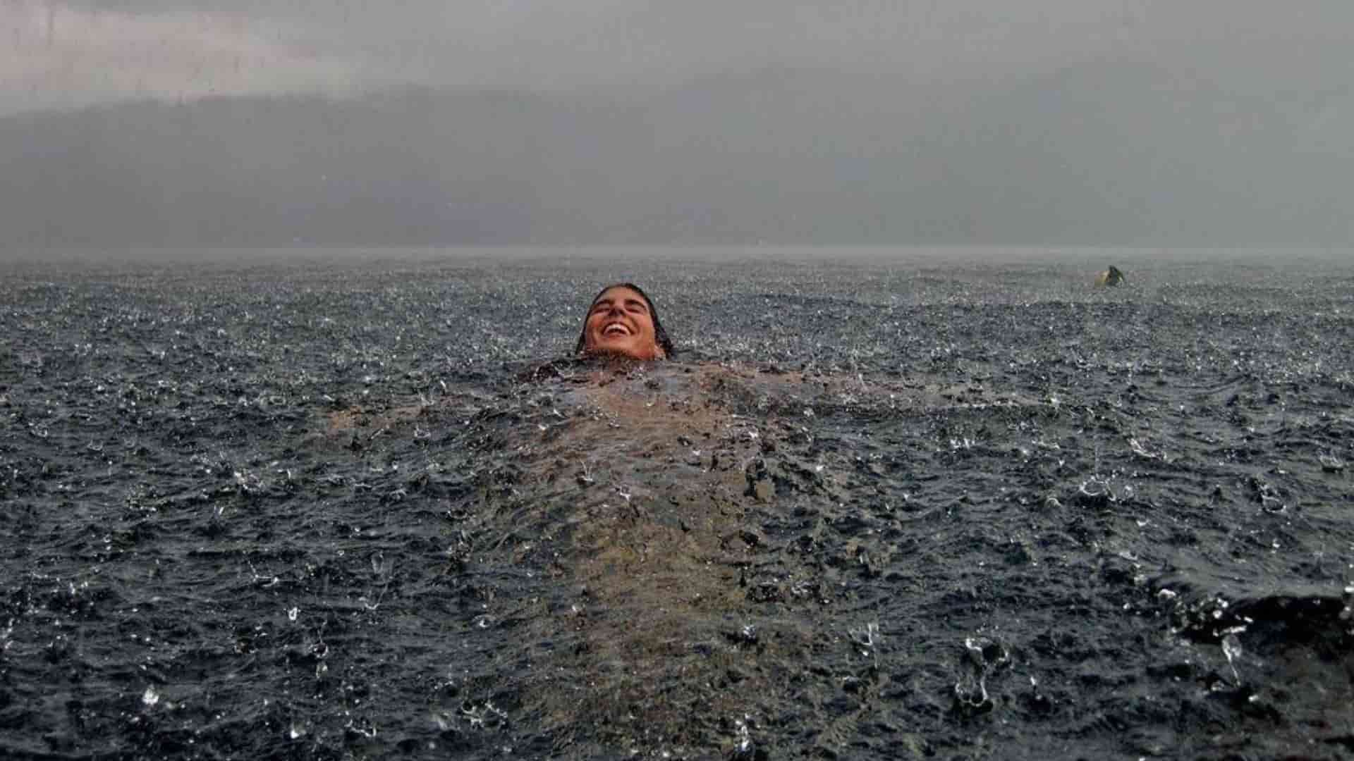 Swim in the rain