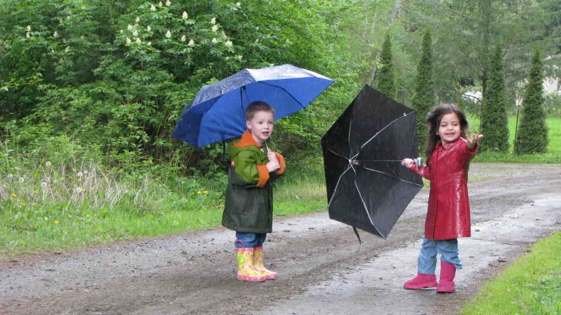 Children Going for a walk and exploring nature