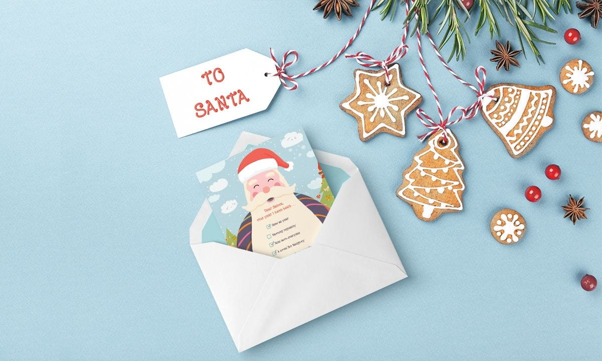 Free Printable Secret Santa Card For your baby, child, girl, boy