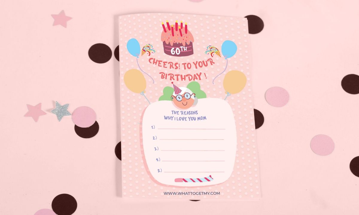 Free printable birthday card for mom