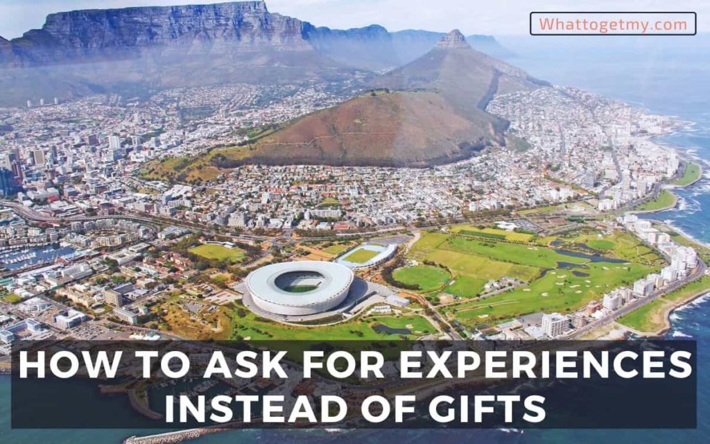 How to ask for experiences instead of gifts