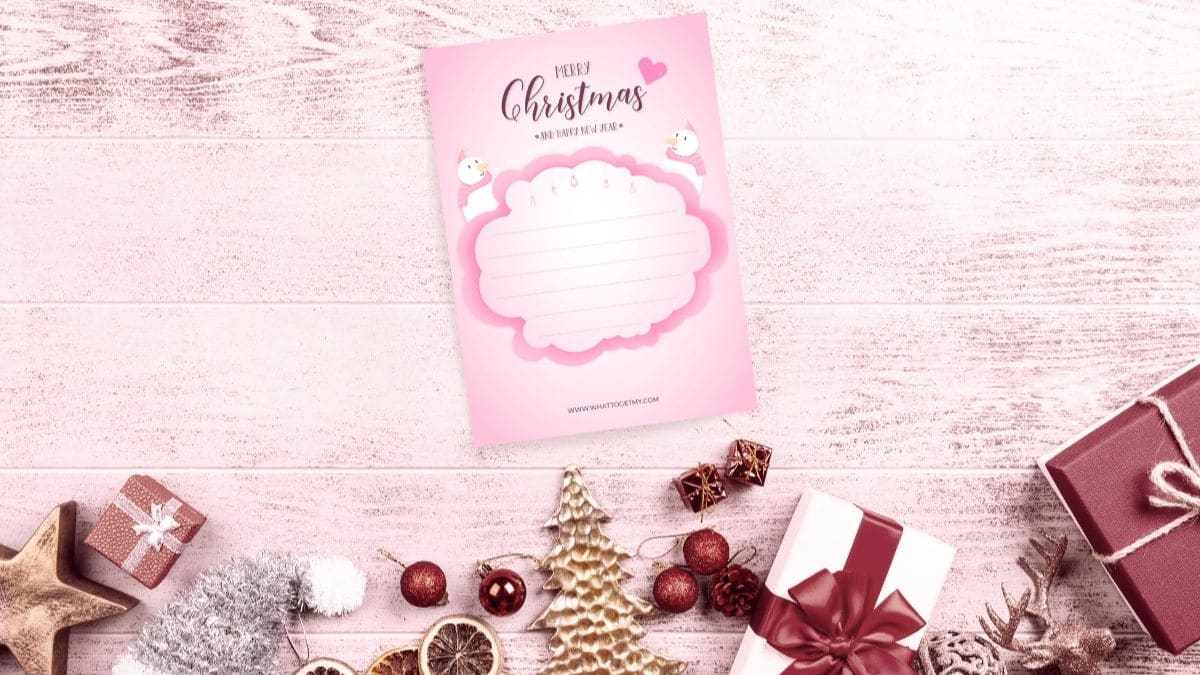 Download This Free Printable Christmas & New Year Wishes Card For Your Love