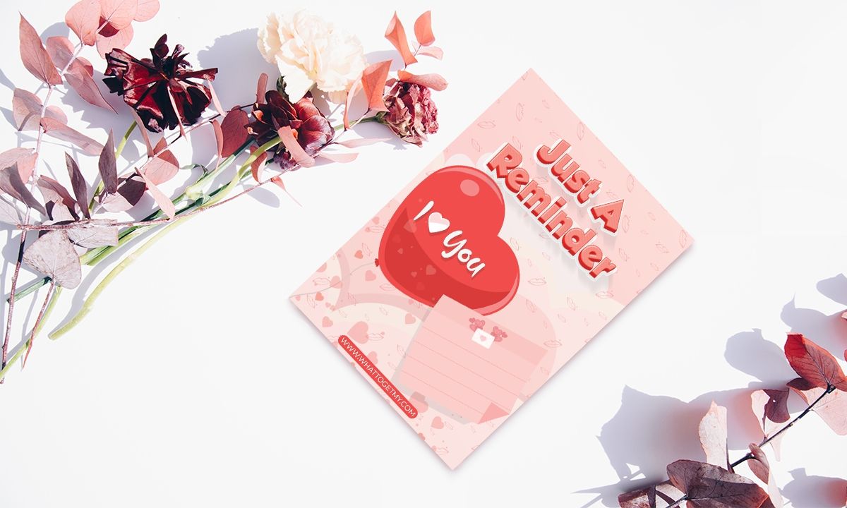 Download This Free Printable I Love You Card For Your Love