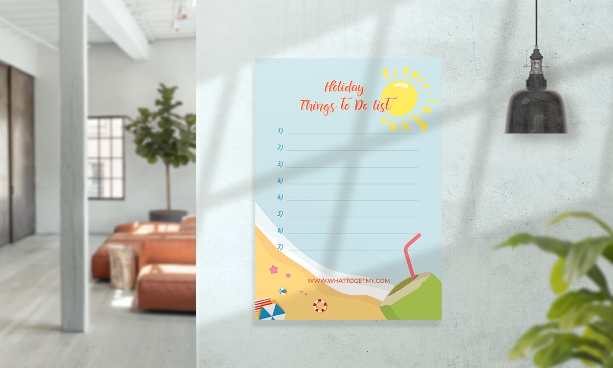 Holiday to do list card, holiday activities card Cool Gifts For Nephews From Cool Aunt Or Uncle- Profile