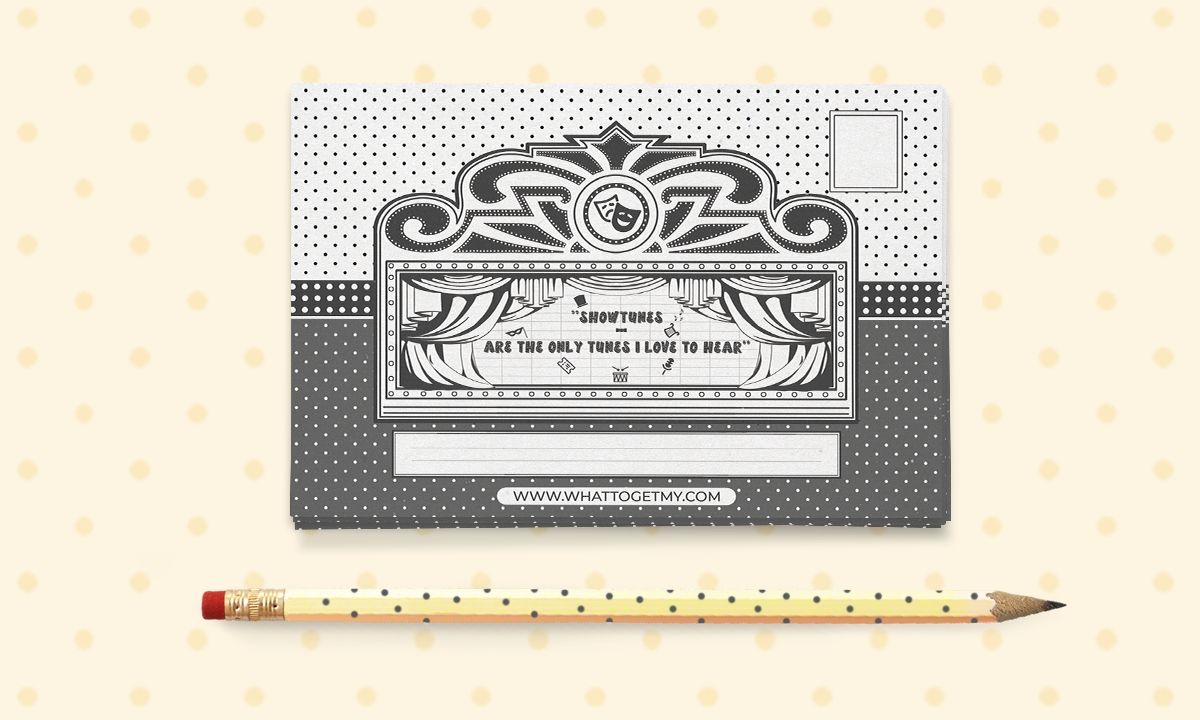 download This Free Printable Card For Musical Theater Lovers