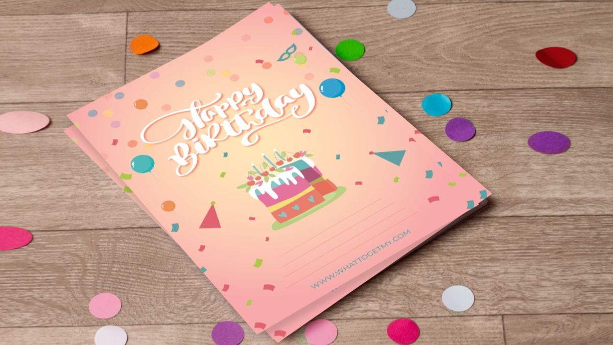 Printable birthday cards for baby girl