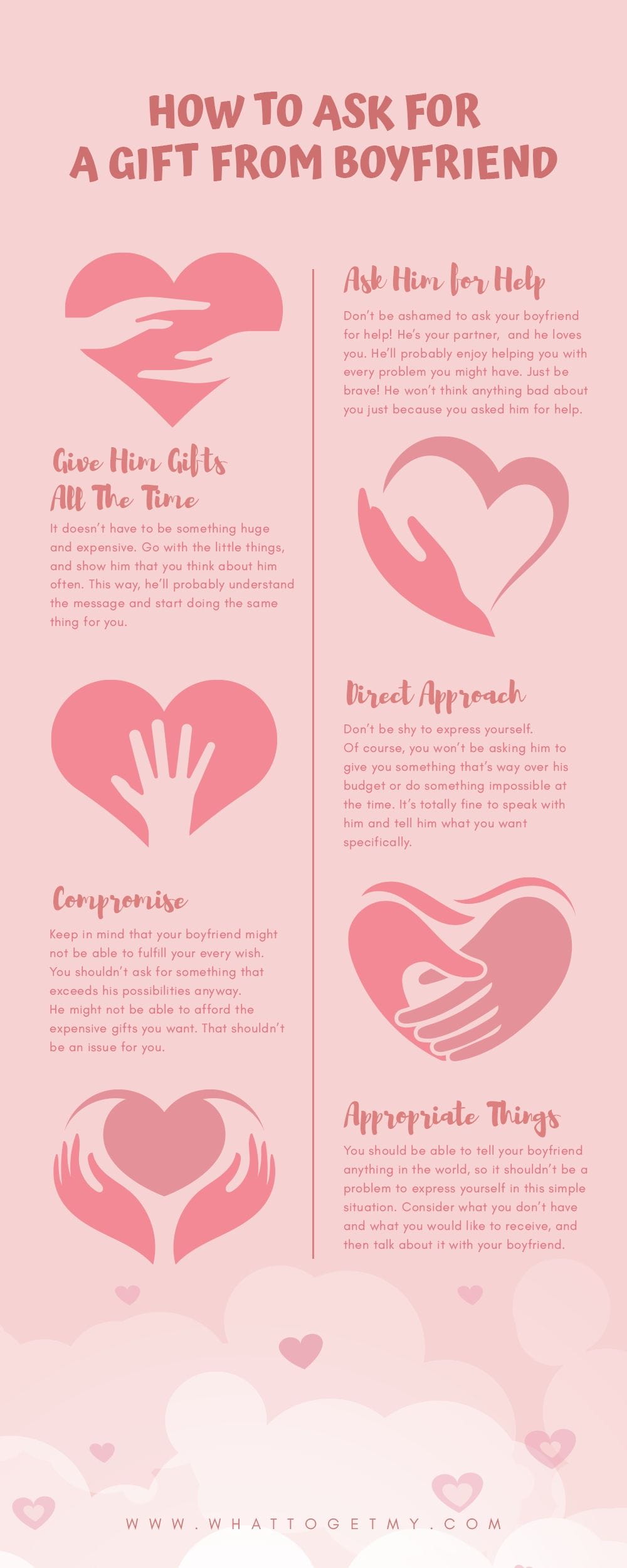 Infographic  How to Ask For a Gift From Boyfriend