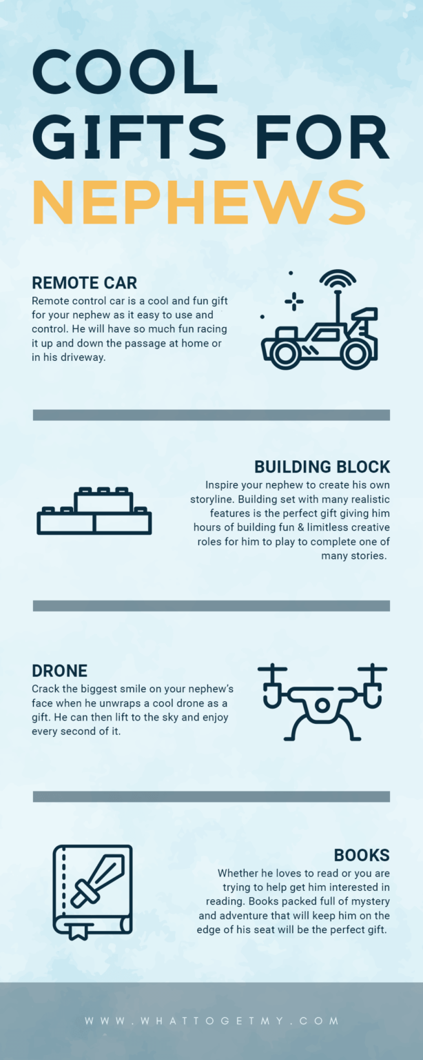 Cool Gifts For Nephews What to get my...