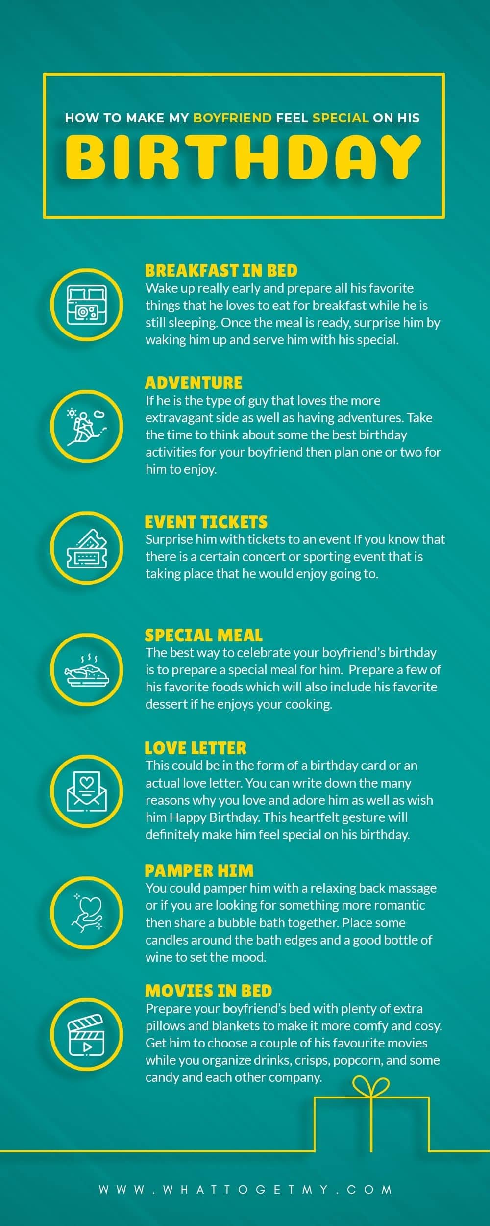 Infographic How to Make My Boyfriend Feel Special on His Birthday-min