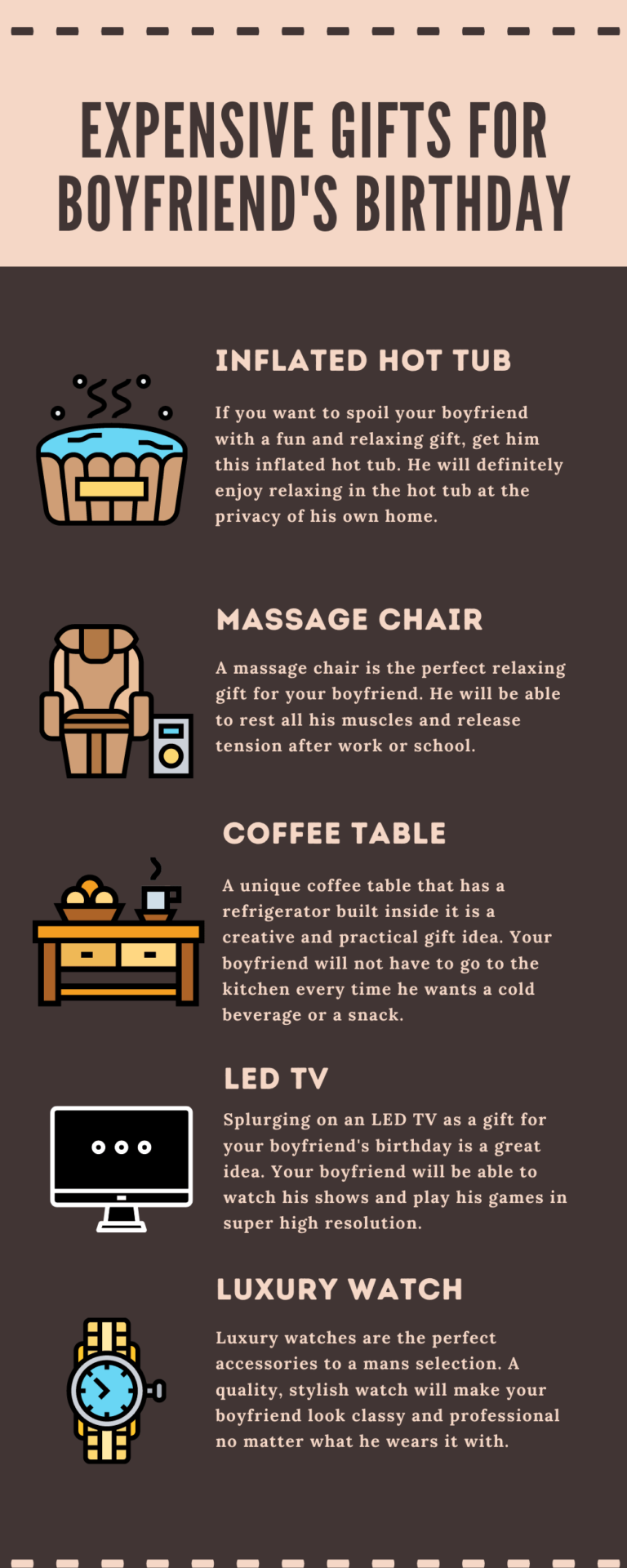 EXPENSIVE GIFTS FOR BOYFRIEND'S BIRTHDAY What to get my...