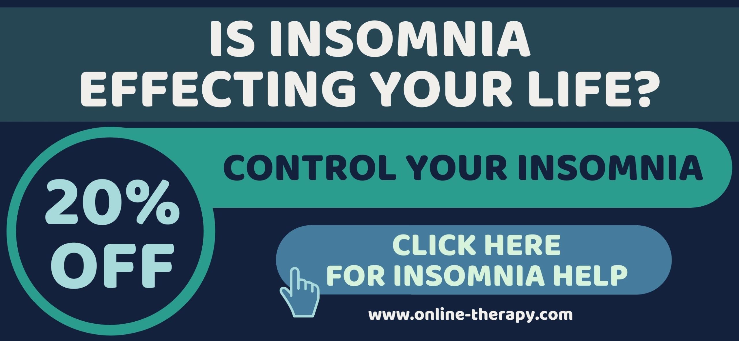 IS INSOMNIA EFFECTING YOUR LIFE