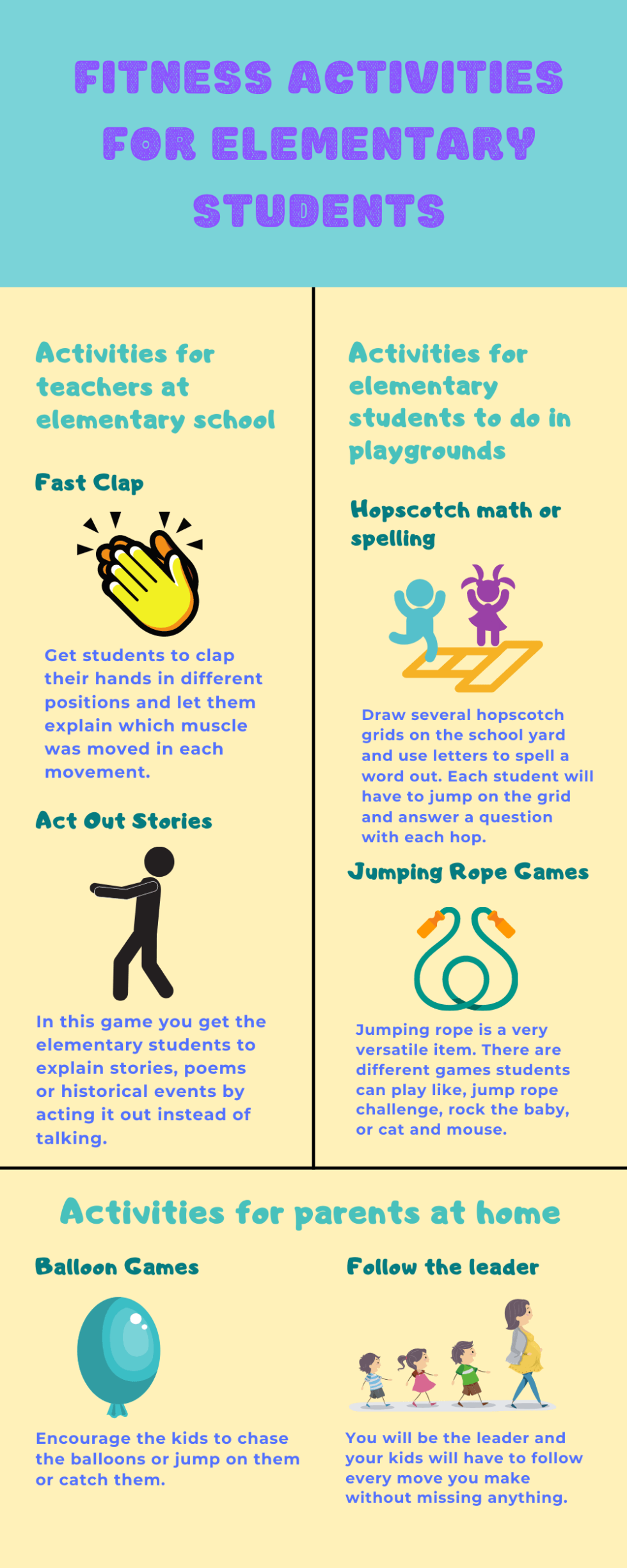 17 Best Fitness Activities for Elementary Students - What to get my...