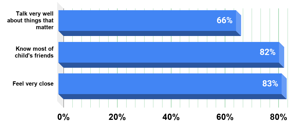 Parents' assessment of relationship with children