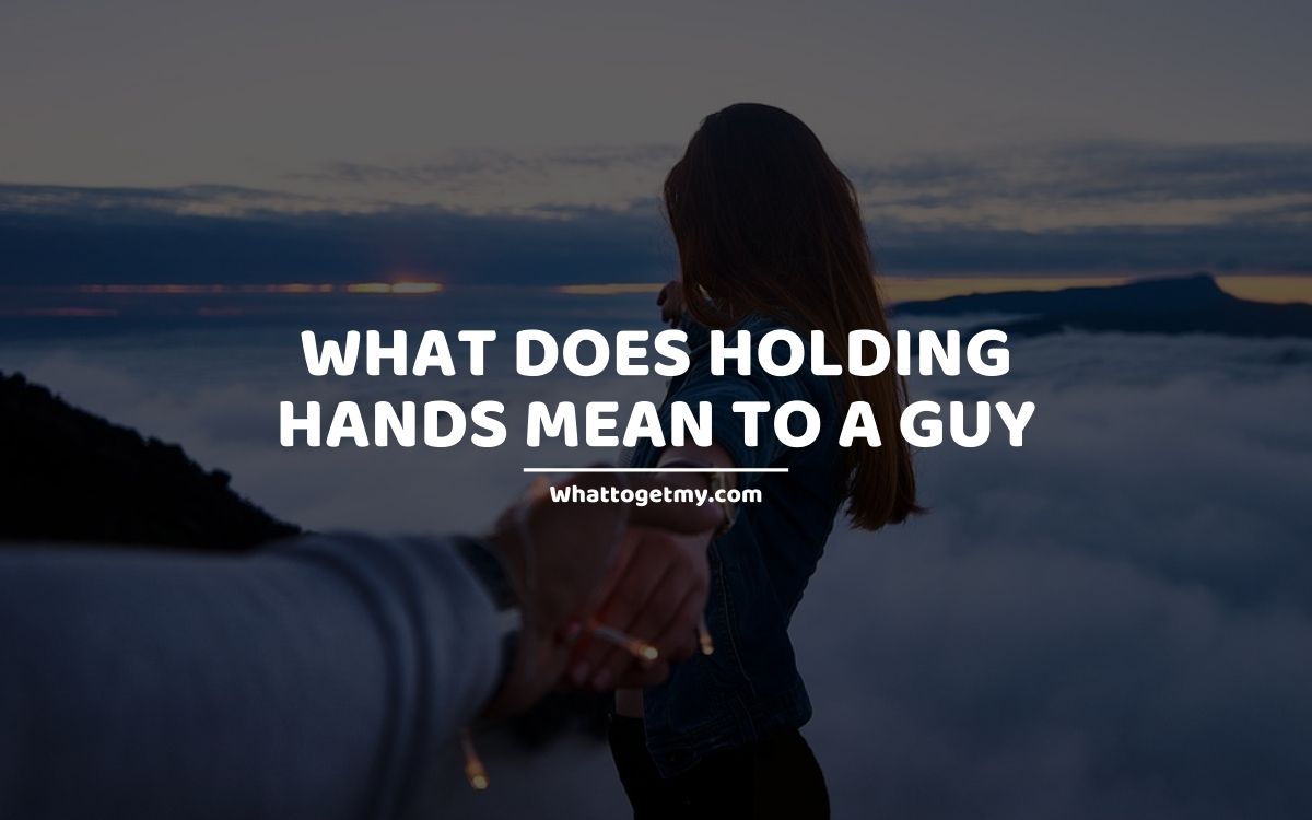 A guy interlocks fingers with you