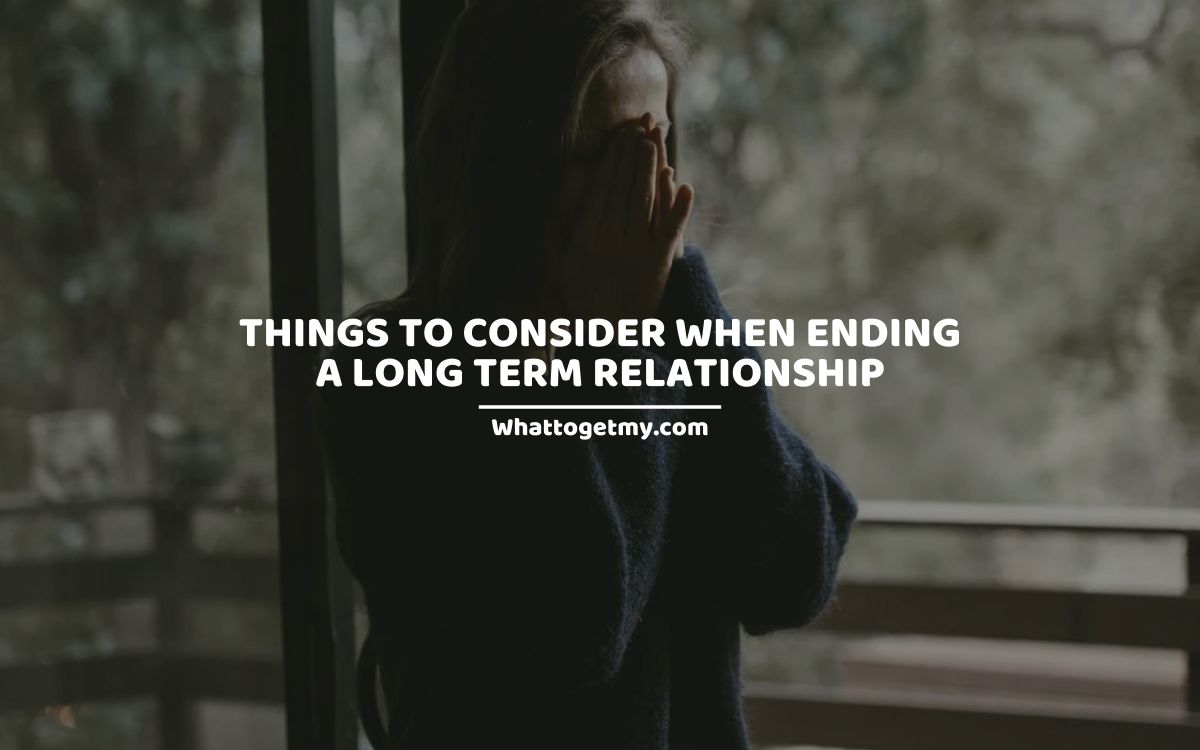 ending a long term relationship on good terms