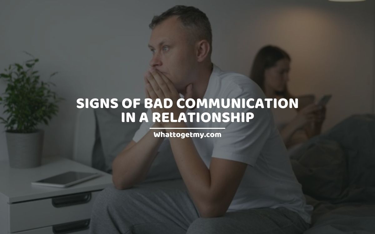Relationship in signs bad of being a 8 Signs