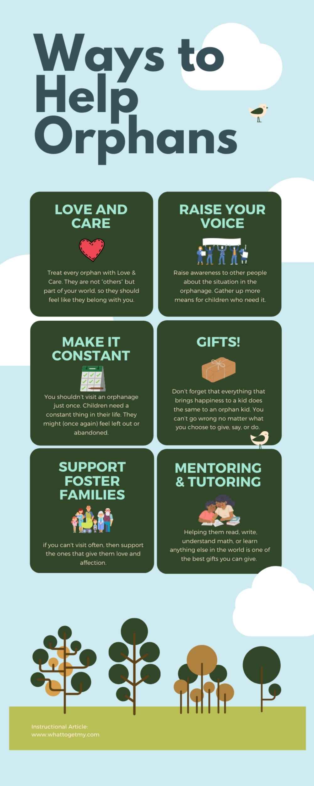 Ways to Help Orphans WTGM