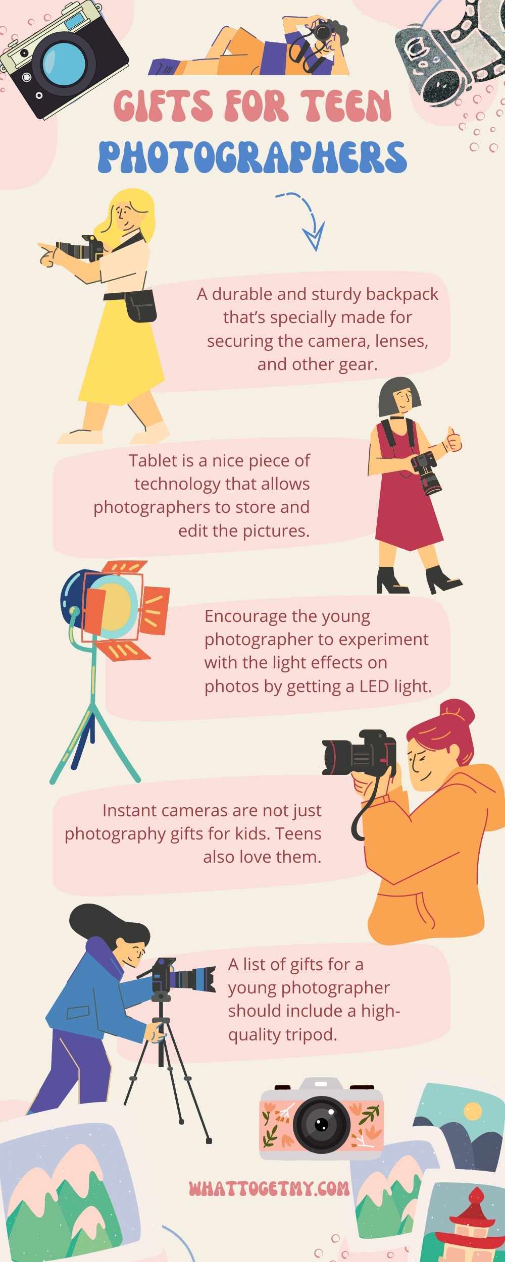 GIFTS FOR TEEN PHOTOGRAPHERS