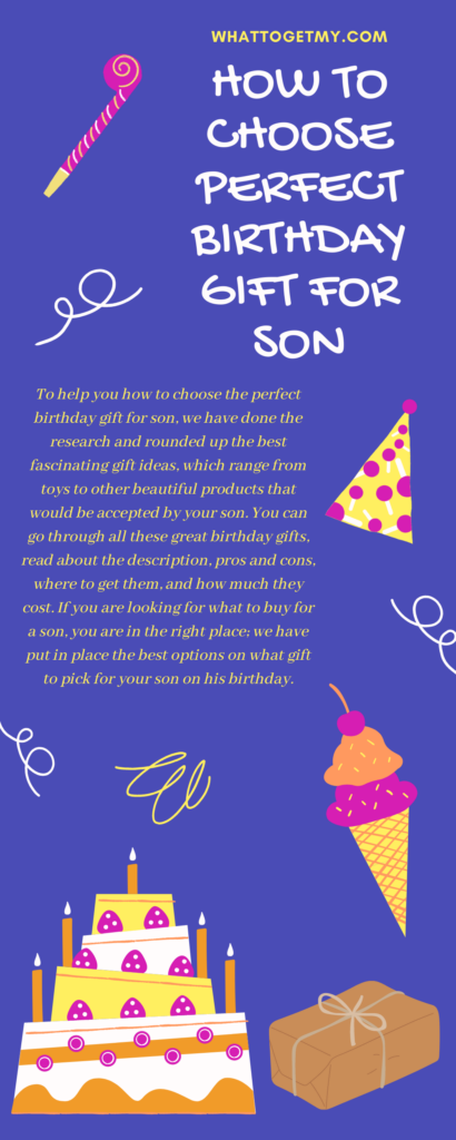 How to choose perfect birthday gift for a son?