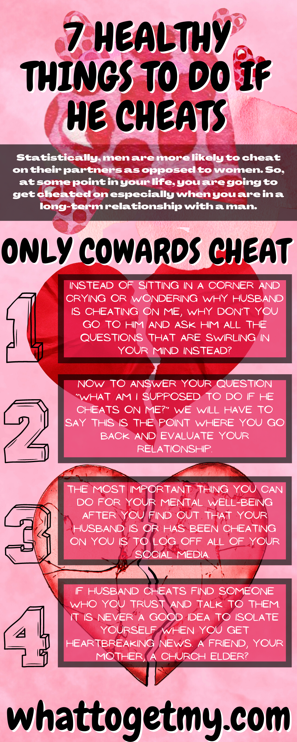 7 HEALTHY THINGS TO DO IF HE CHEATS