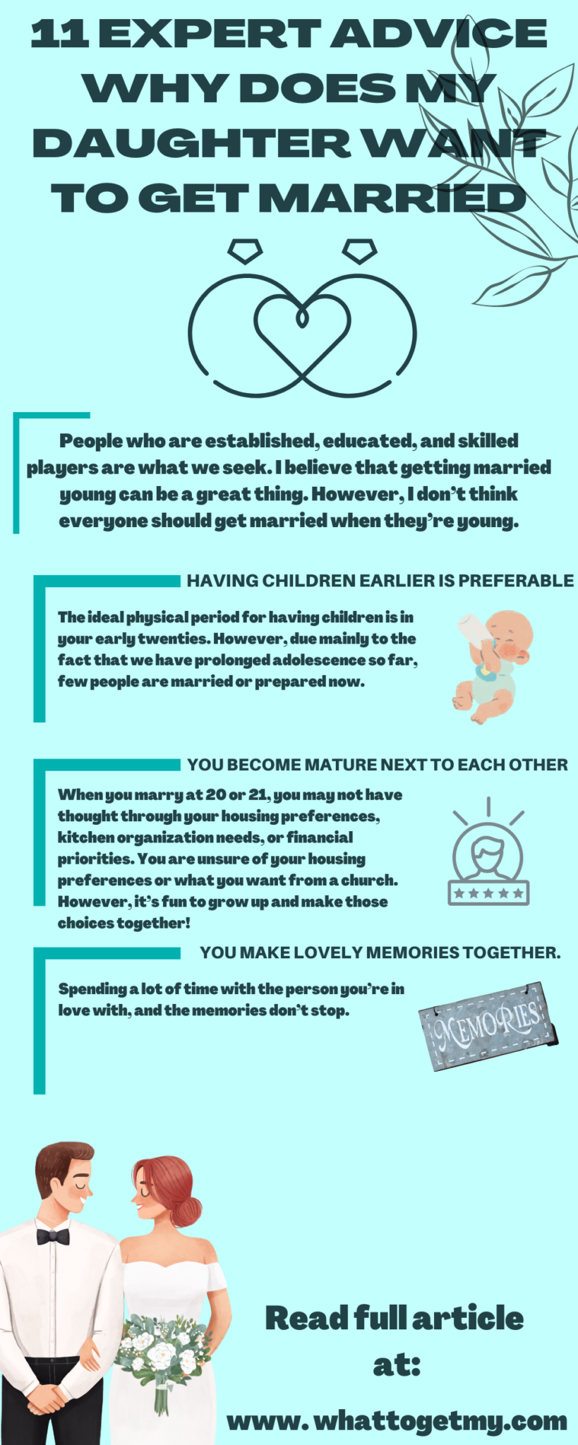 11 EXPERT ADVICE WHY DOES MY DAUGHTER WANT TO GET MARRIED? What to