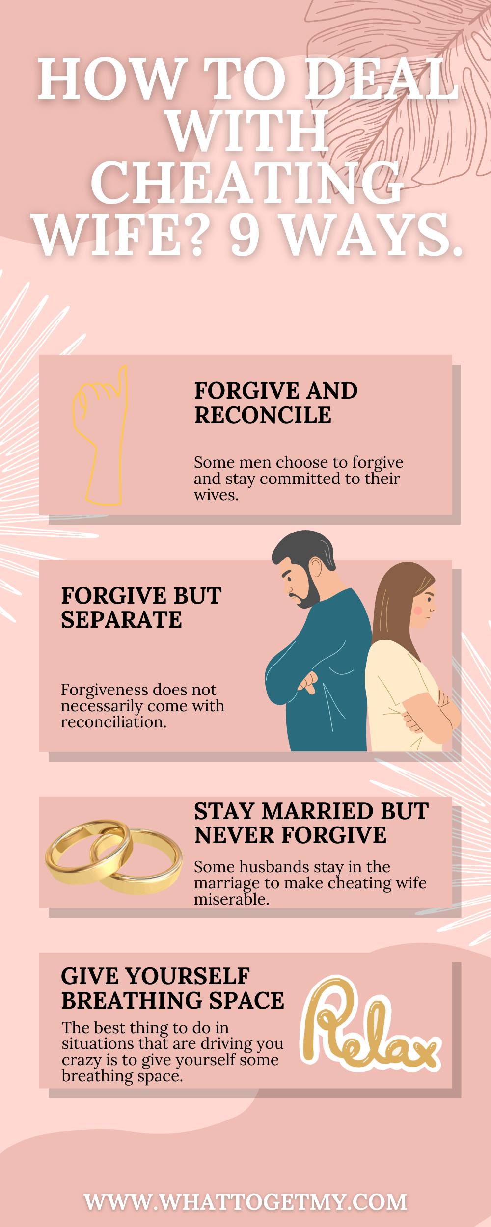 How to deal with cheating wife 9 ways.