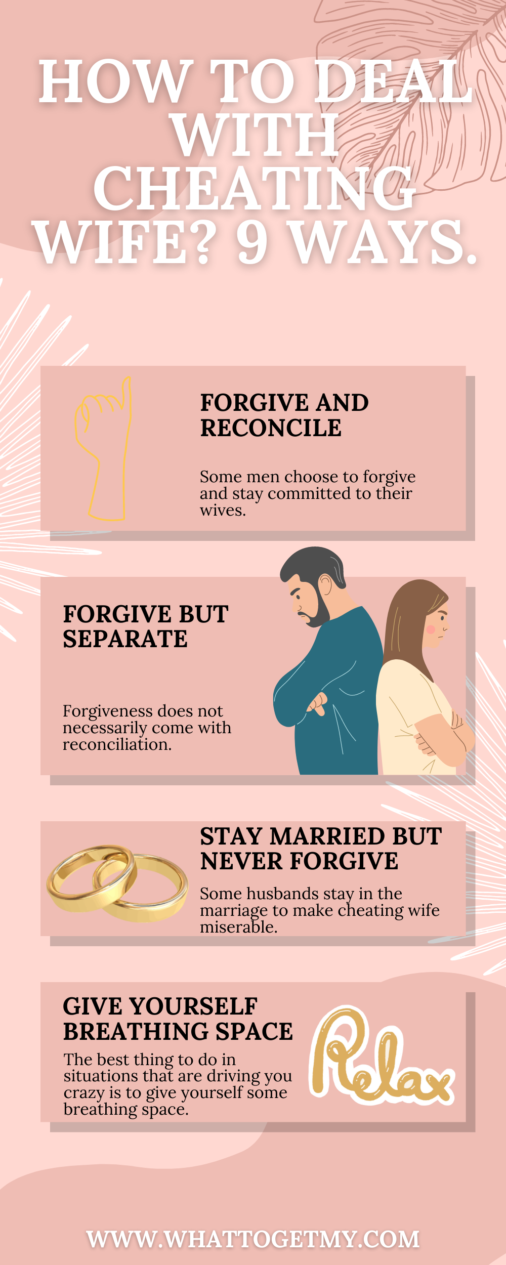 How to deal with cheating wife? 9 ways picture