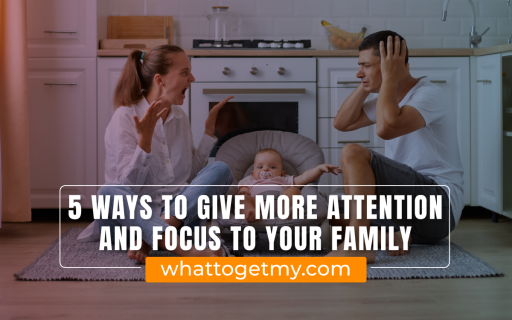 how to focus on the family