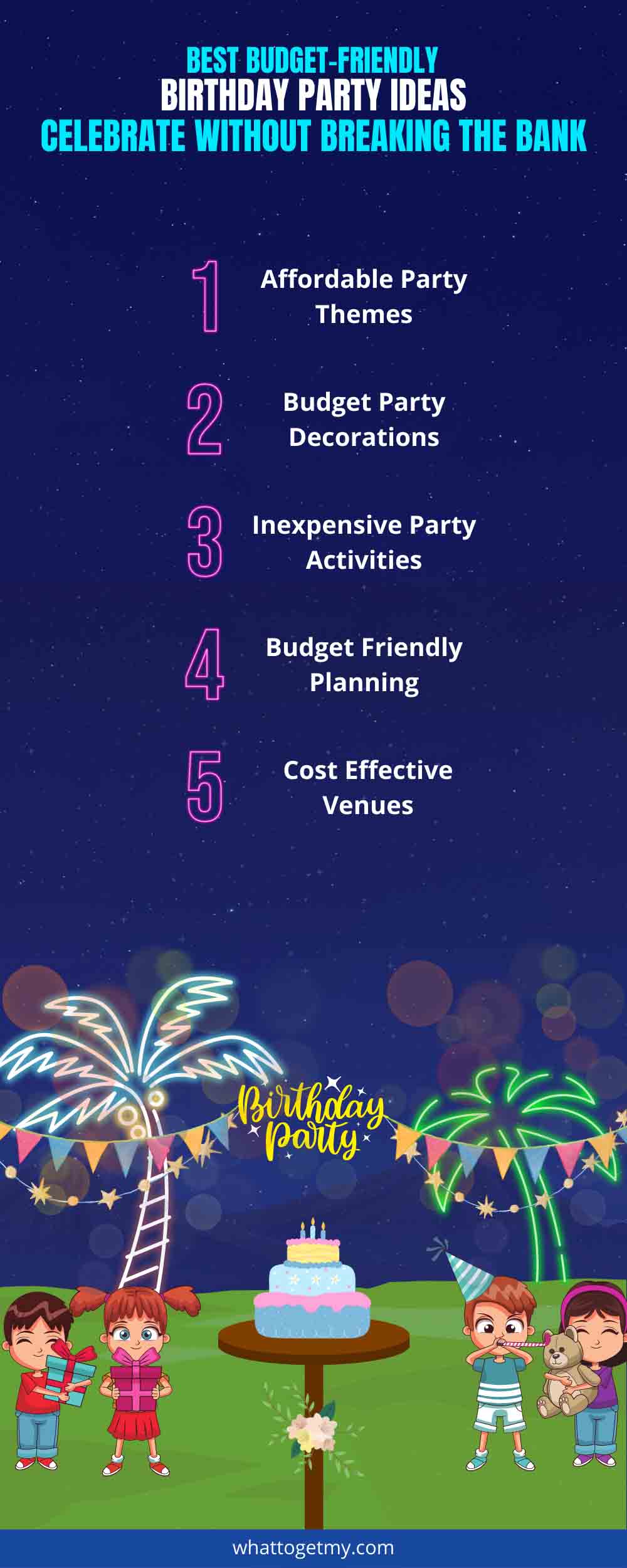 Cost-effective party packages