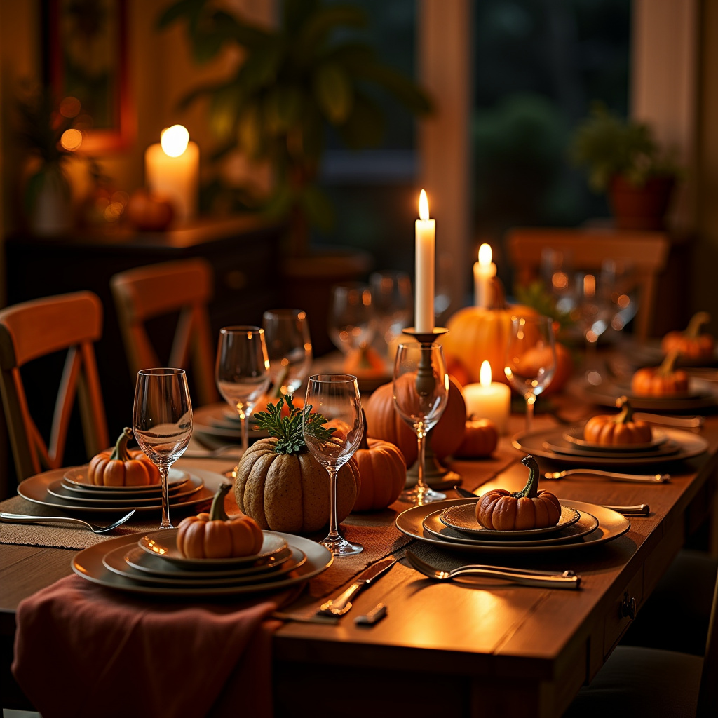 Illustration for Harvest Moon Soirée: A Modern, Moody Thanksgiving Theme - Image 1
