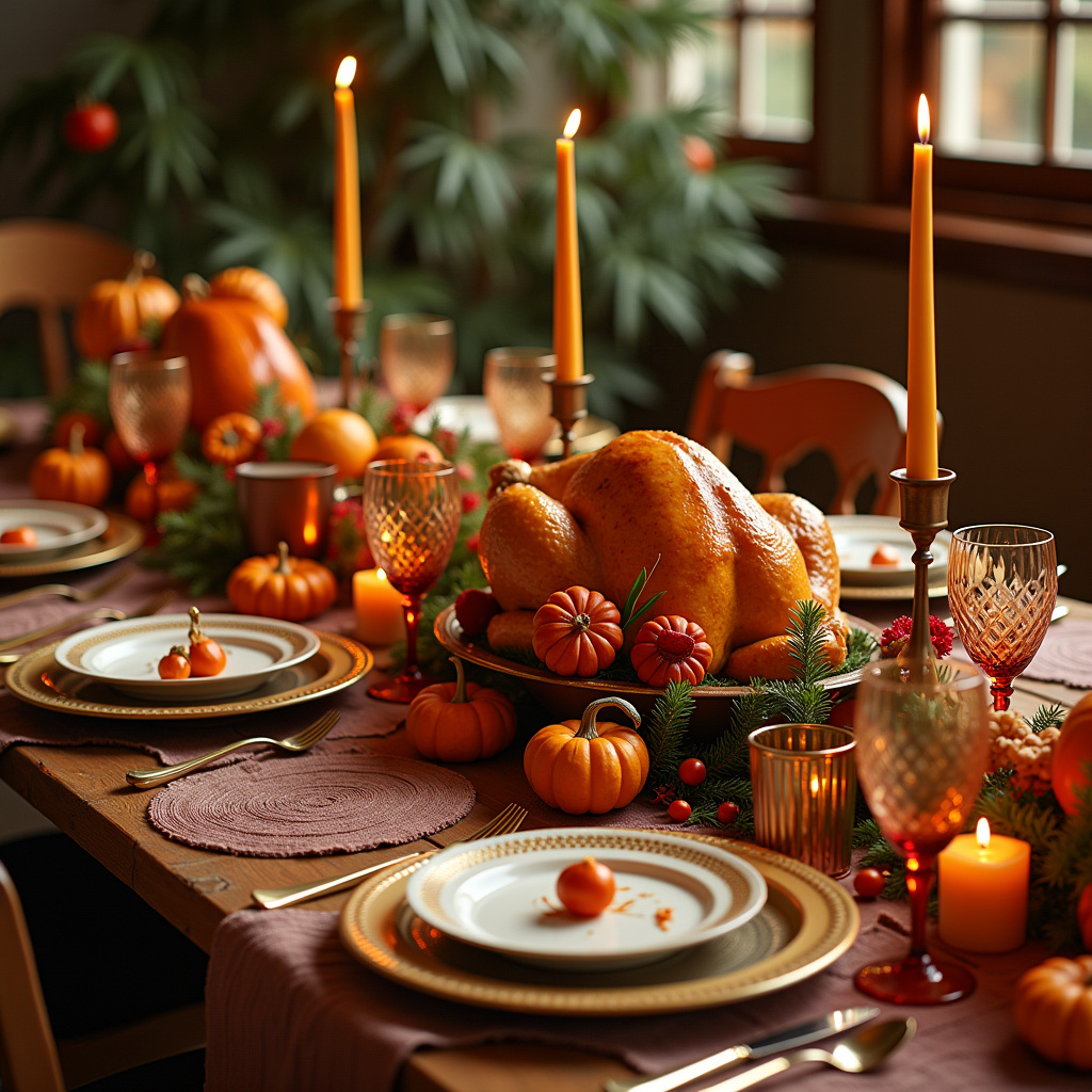 Illustration for Thanksgiving Decades: Throwing a Groovy 70s Harvest Bash - Image 1