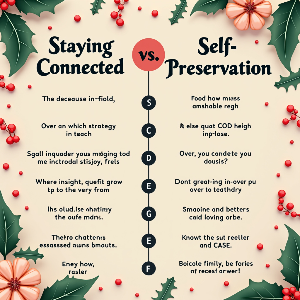 Illustration for Staying Connected vs. Self-Preservation: Holiday Relationship Advice Showdown - Image 1