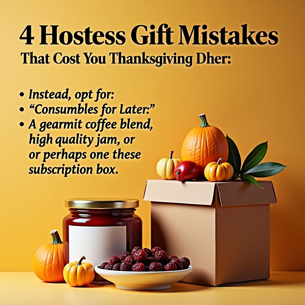 Illustration for 4 Hostess Gift Mistakes That Cost You Thanksgiving Cheer - Image 1