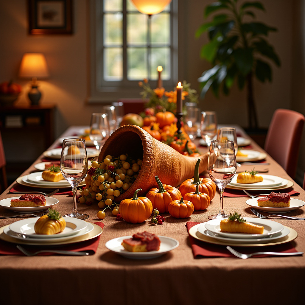 Illustration for Beyond Turkey: Hosting a 'Harvest Moon' Cozy Thanksgiving Soirée - Image 1
