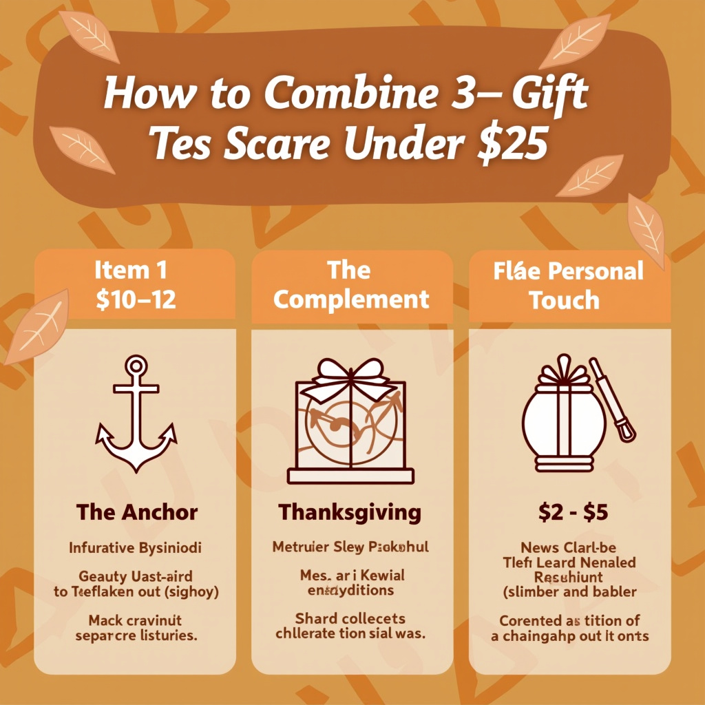 Illustration for How to Combine 3 Gift Types Under $25 for Thanksgiving - Image 1