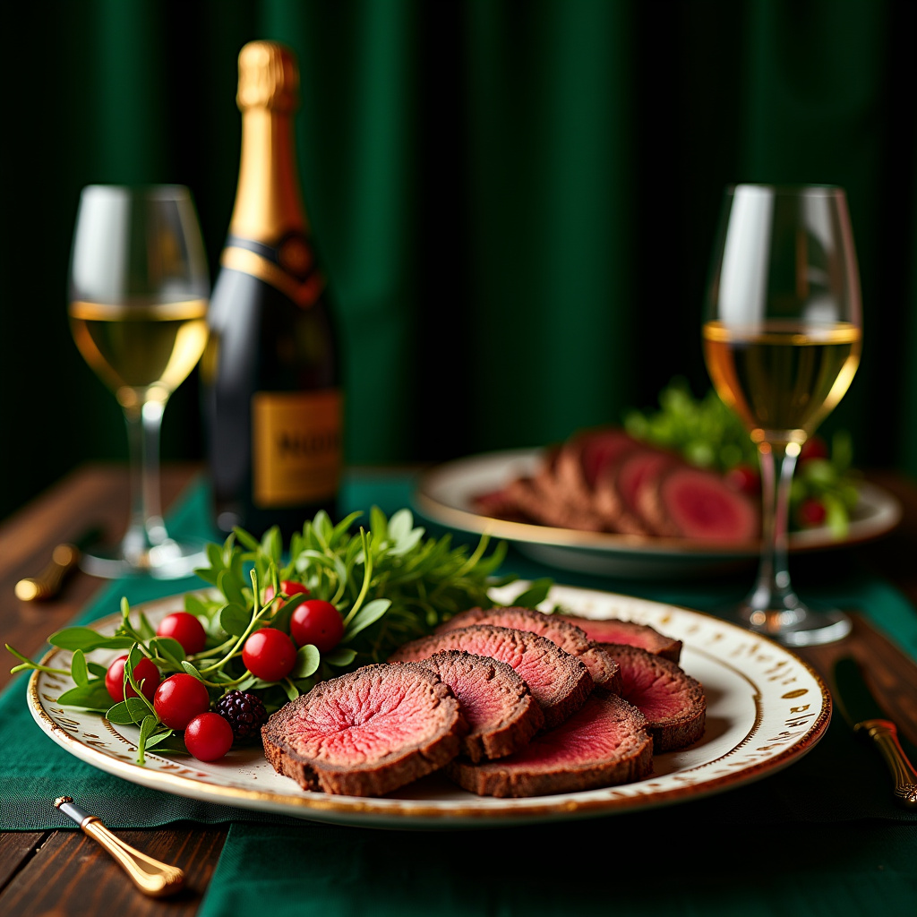 Illustration for Thanksgiving Theme: The 'Great Gats-BEEF' Dinner Party - Image 1