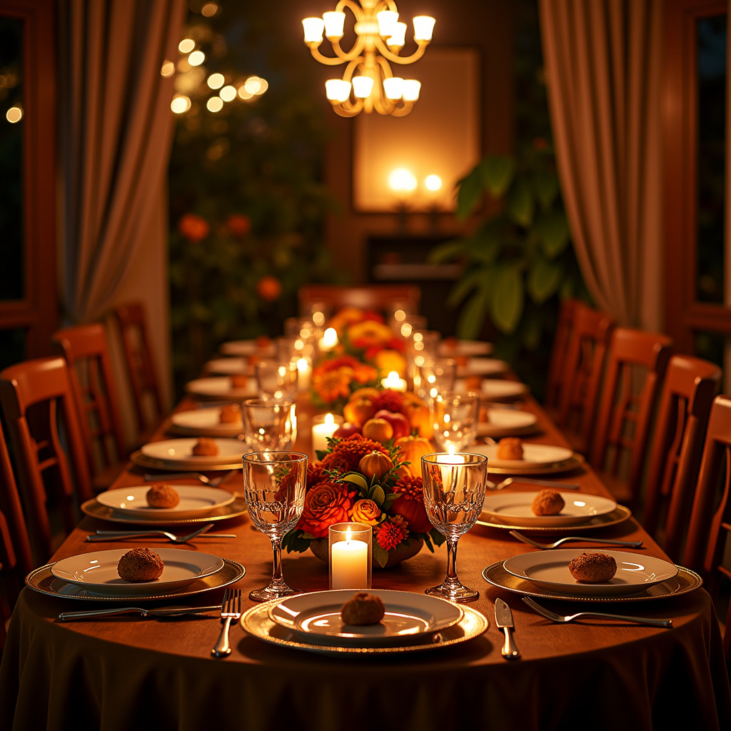 Illustration for Beyond the Turkey: Hosting a 'Harvest Moon Gala' Thanksgiving - Image 1