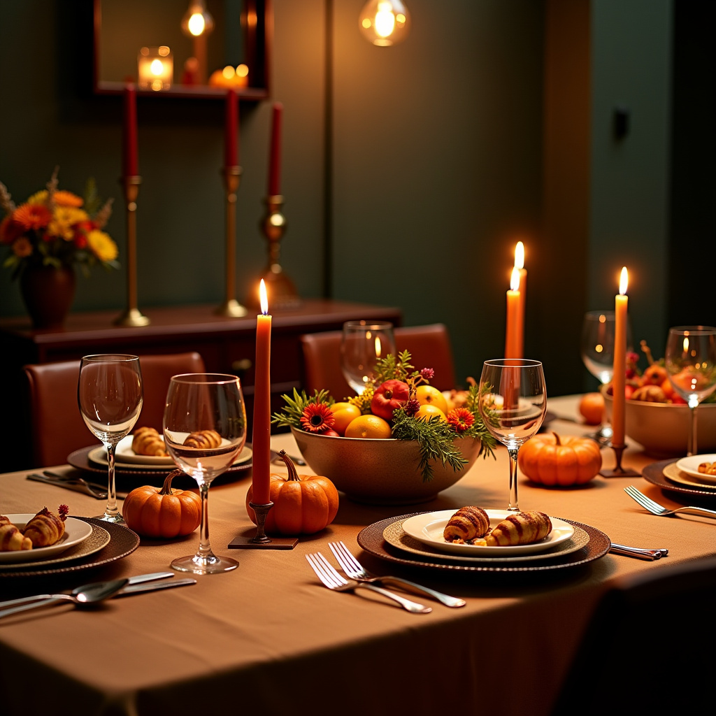 Illustration for Harvest Moon Soirée: A Modern, Moody Thanksgiving Theme - Image 2