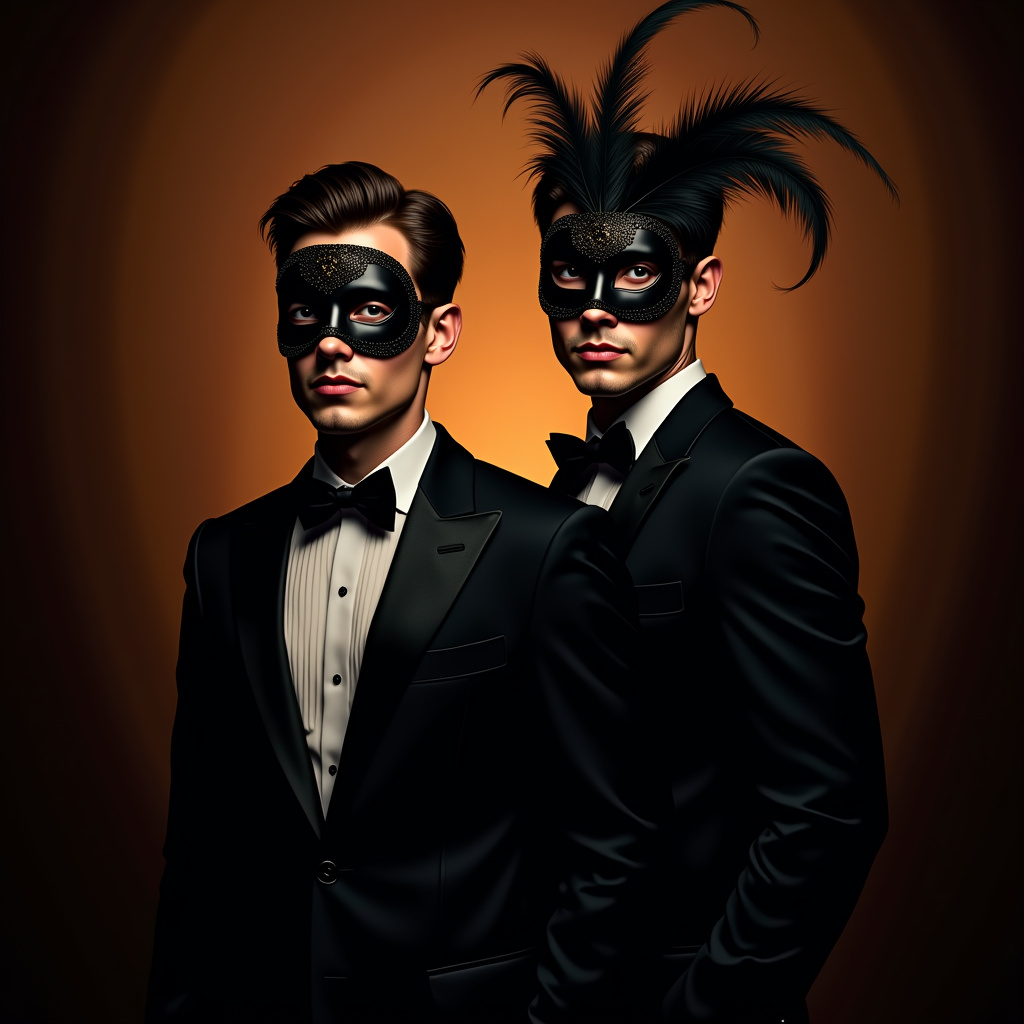 Illustration for Harvest Moon Masquerade: Elegant Thanksgiving Theme Ideas - Image 2