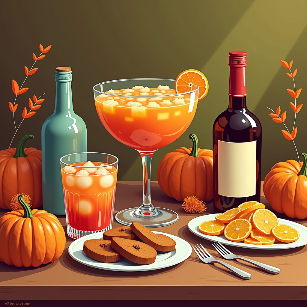 Illustration for Thanksgiving Decades: Throwing a Groovy 70s Harvest Bash - Image 2