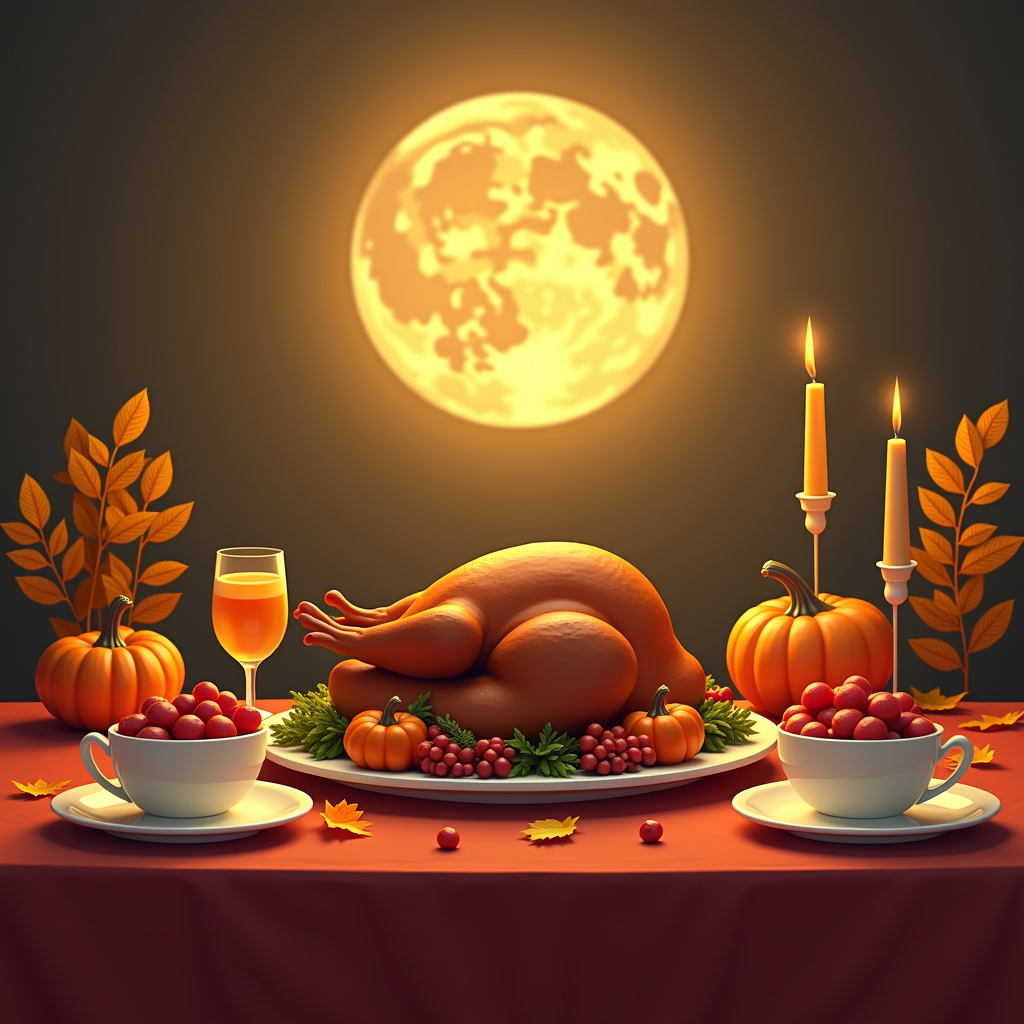 Illustration for Beyond Turkey: Hosting a 'Harvest Moon' Cozy Thanksgiving Soirée - Image 2