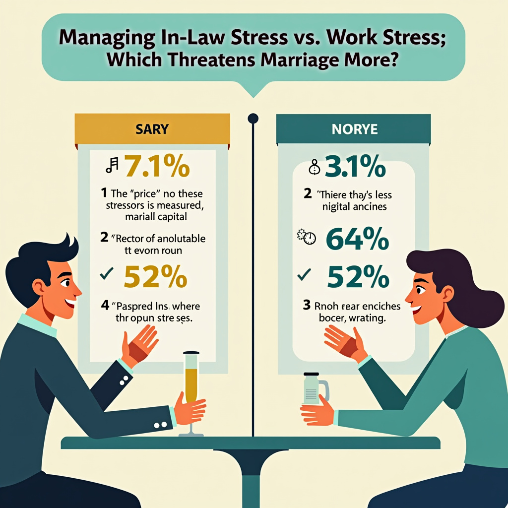 Illustration for Managing In-Law Stress vs. Work Stress: Which Threatens Marriage More? - Image 2