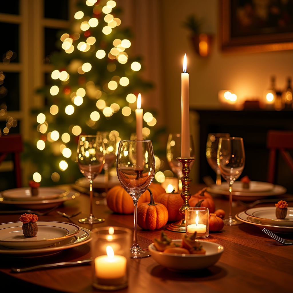 Illustration for Elevate Your Feast: Hosting a 'Gilded Harvest' Thanksgiving Soirée - Image 2