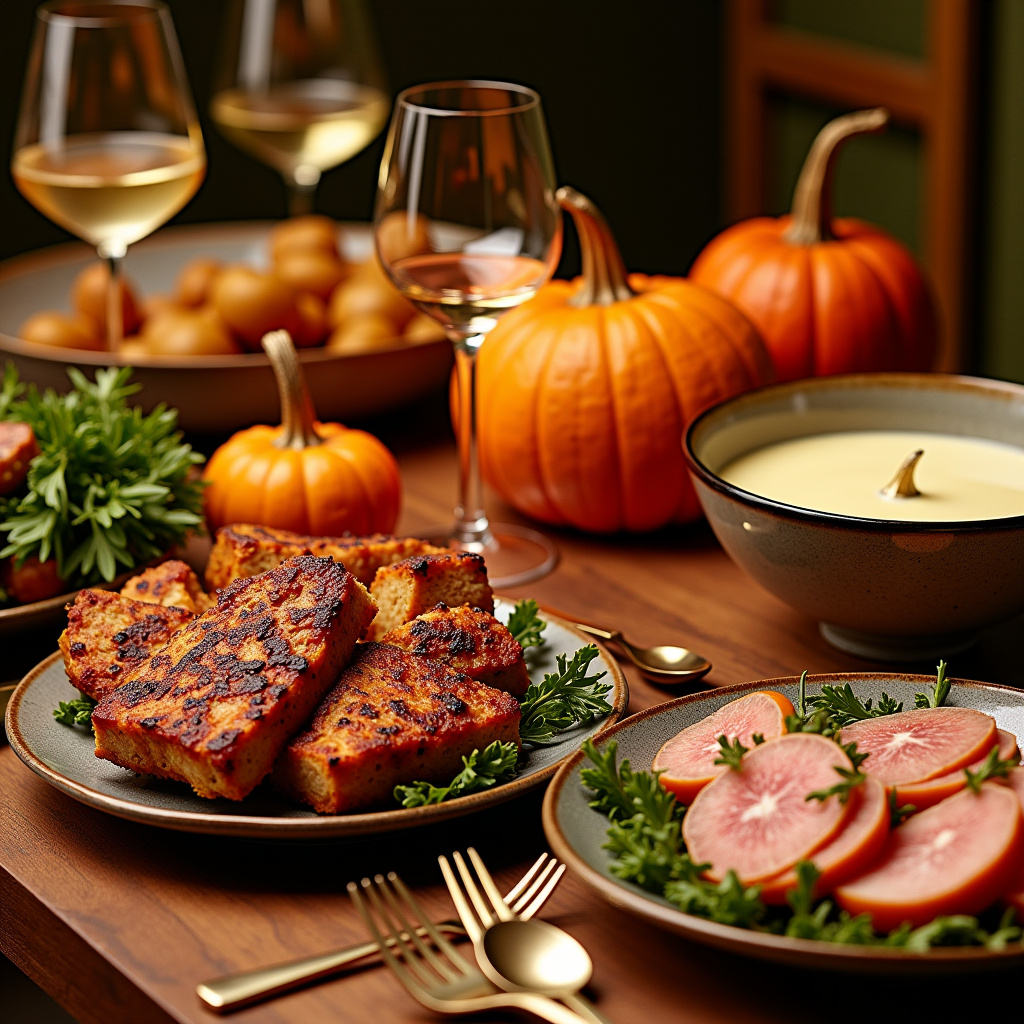 Illustration for Elevate Your Feast: 'Gilded Age' Thanksgiving Party Decor Ideas - Image 3