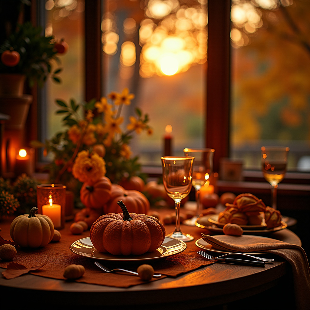 Illustration for Thanksgiving Theme Flip: Hosting a 'Harvest Moon' Soirée - Image 3