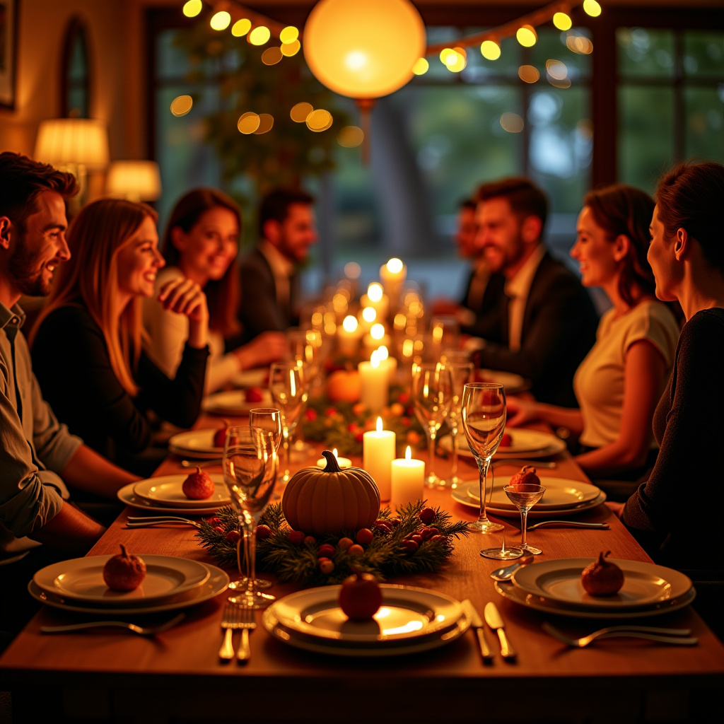 Illustration for Thanksgiving Theme Twist: Hosting a 'Harvest Moon' Soirée - Image 3